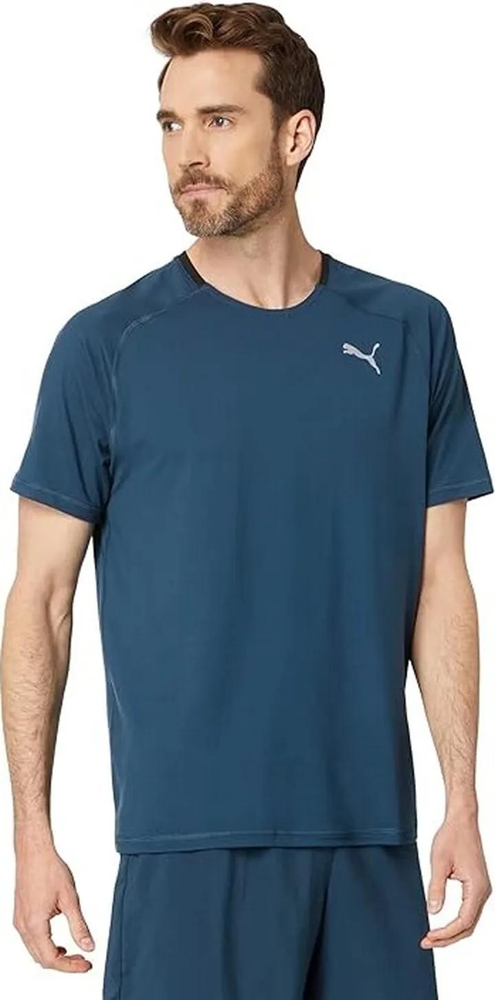 PUMA Run Cloudspun Tee (Dark Night) Men's Clothing