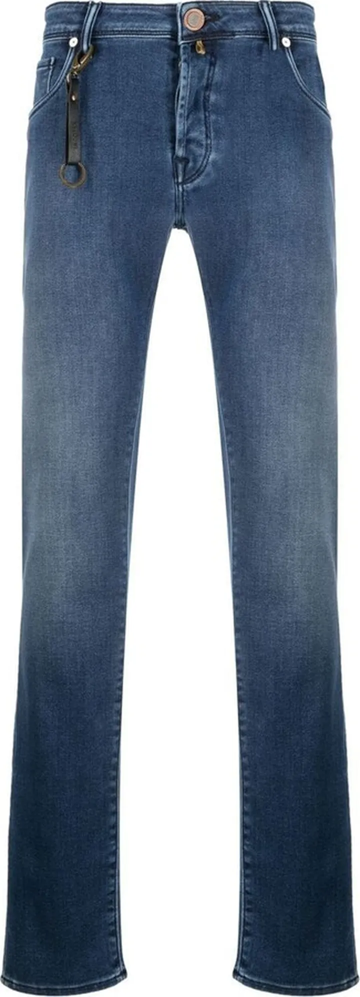 Mid-Rise Tapered Jeans