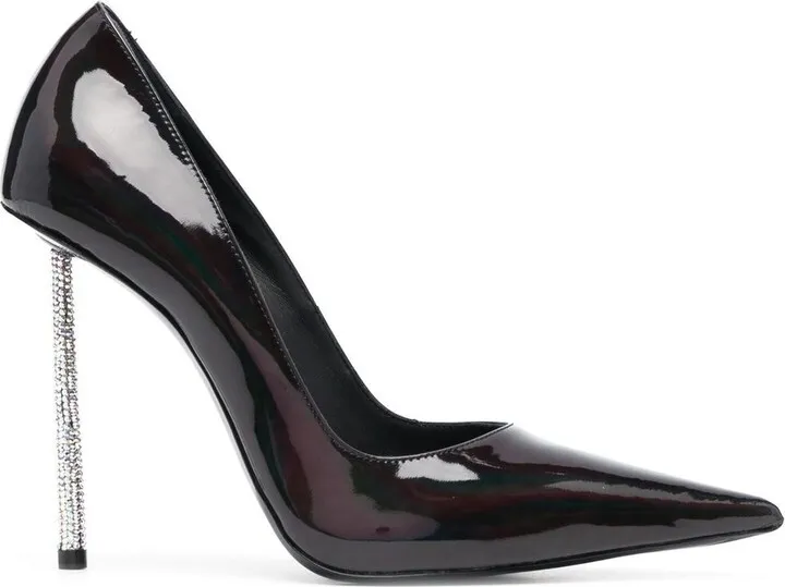 Bella 120mm patent-leather pumps