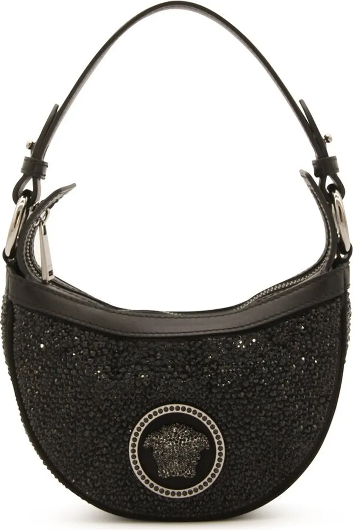 Versace Medusa-Motif Embellished Tote Bag