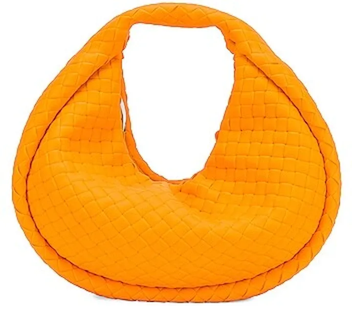 Bottega Veneta Mini Padded Jodie Shoulder Bag in Orange