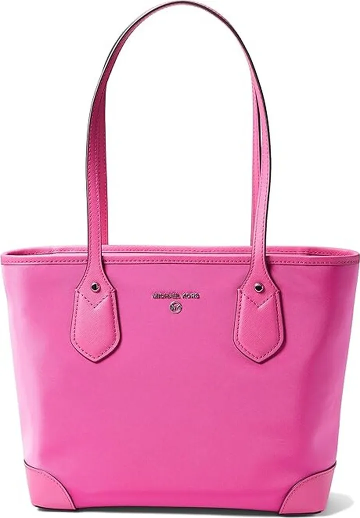 MICHAEL Michael Kors Eva Small Top Zip Tote (Cerise) Handbags