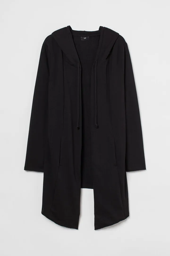Long Hooded Cardigan