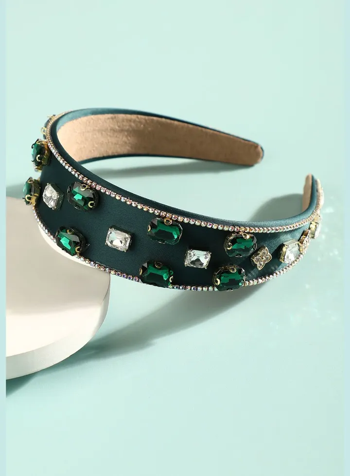 Trendy Designer Stone Western Wear Hair Band For Women