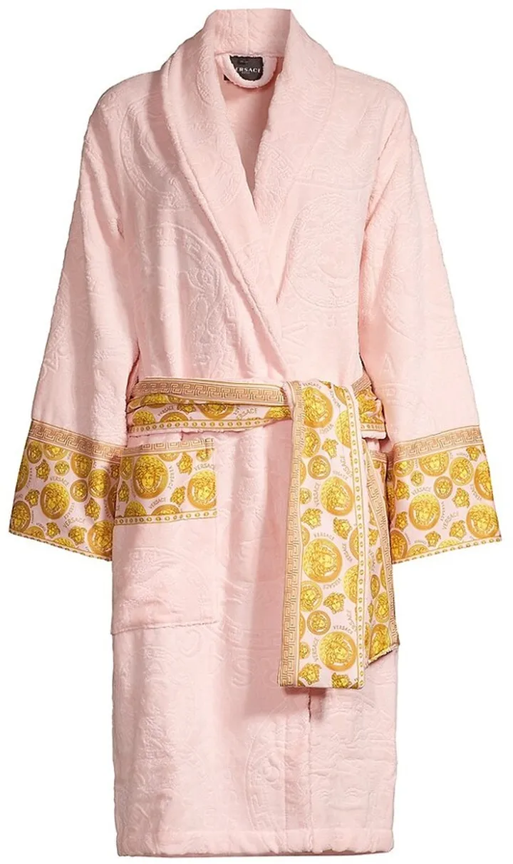 Medusa Logo Plush Bathrobe