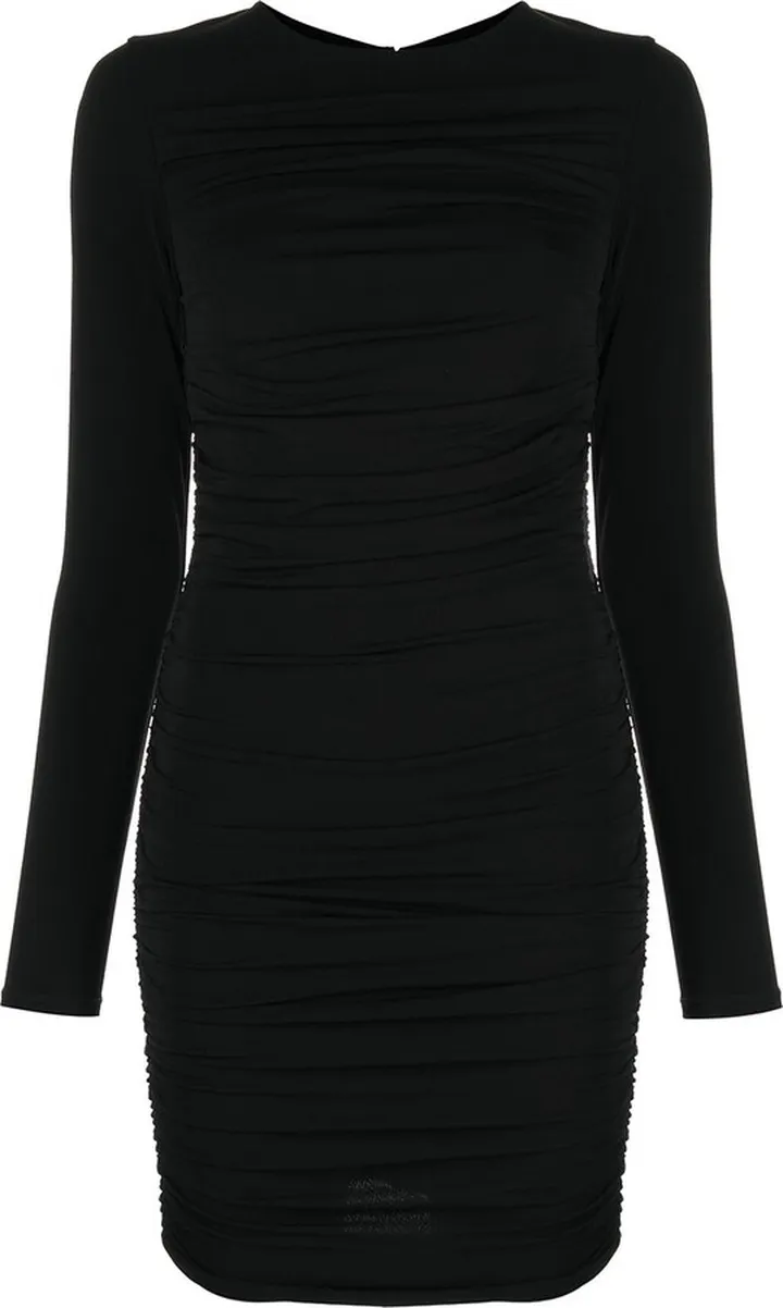 Katherina ruched long-sleeve dress
