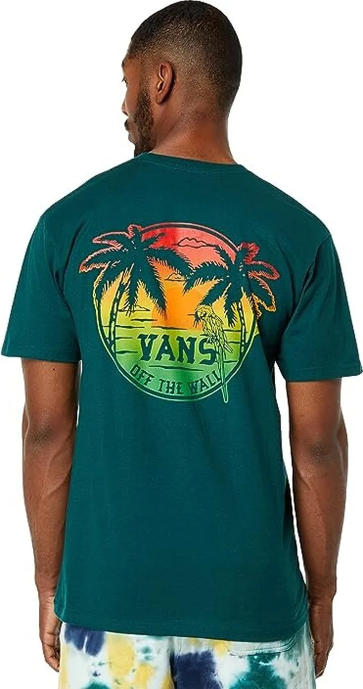 Vans Paradise Island Bird Short Sleeve Tee (Botanical Garden) Men's T Shirt
