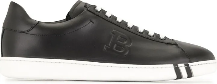 Asher low-top leather sneakers