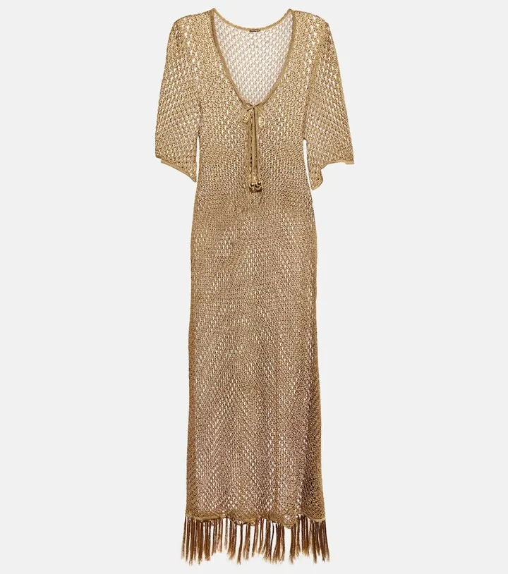 Inna crochet maxi dress