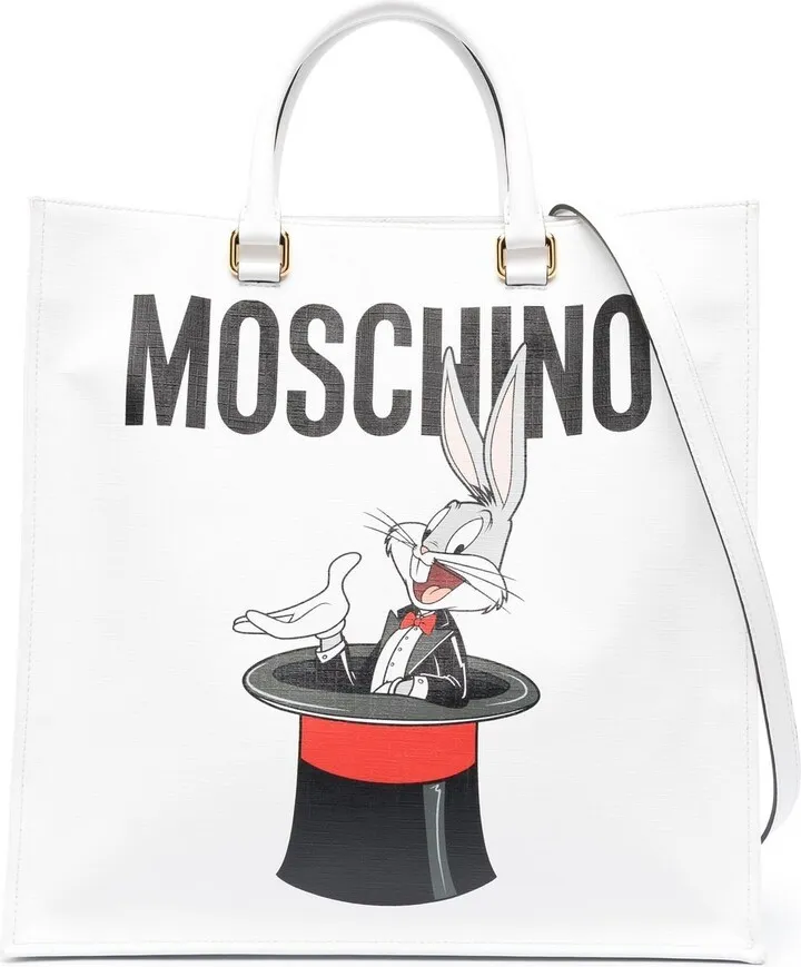 Bugs Bunny print tote bag