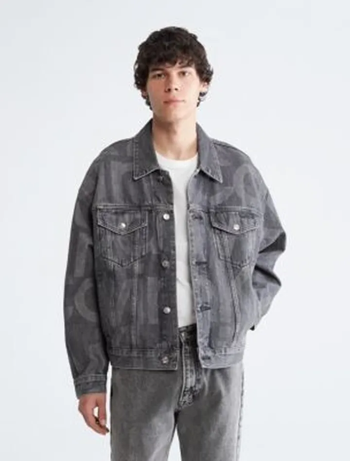 Black Denim Archive Trucker Jacket