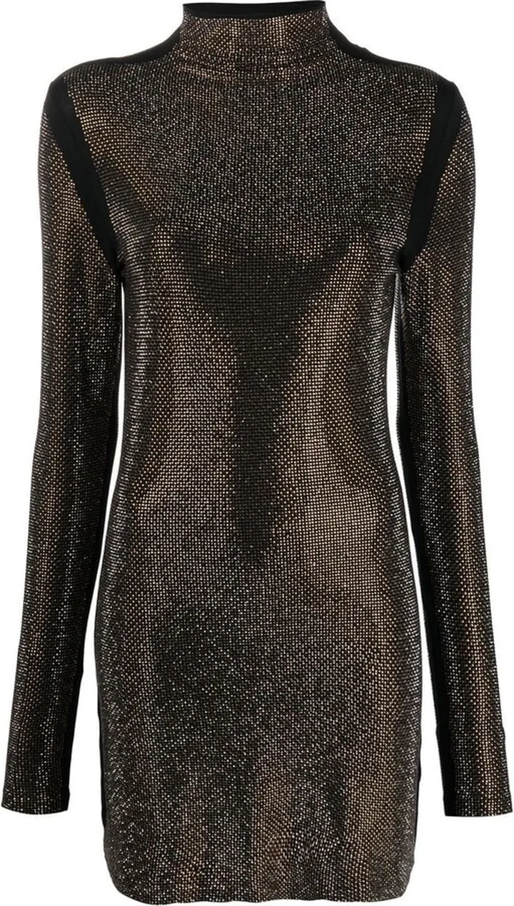 Rhinestone Mini Dress