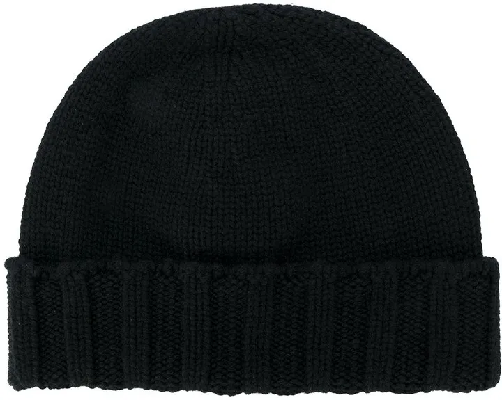 Beanie With Ribbed Trim