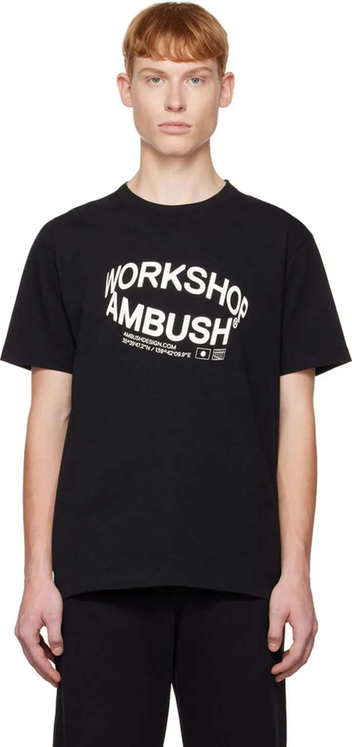 AMBUSH Black Revolve T-Shirt