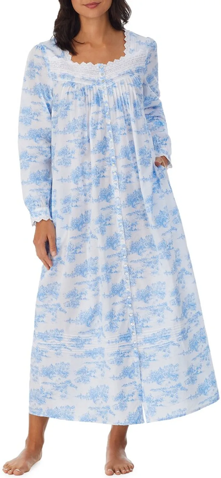 Toile Print Cotton Ballet Nightgown