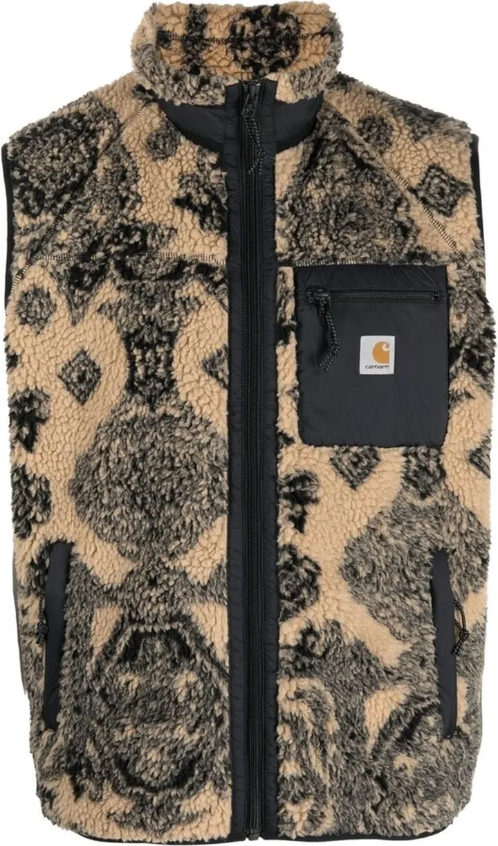 Logo-Patch Fleece Gilet