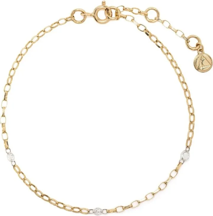 18kt yellow gold Shimmer diamond bracelet