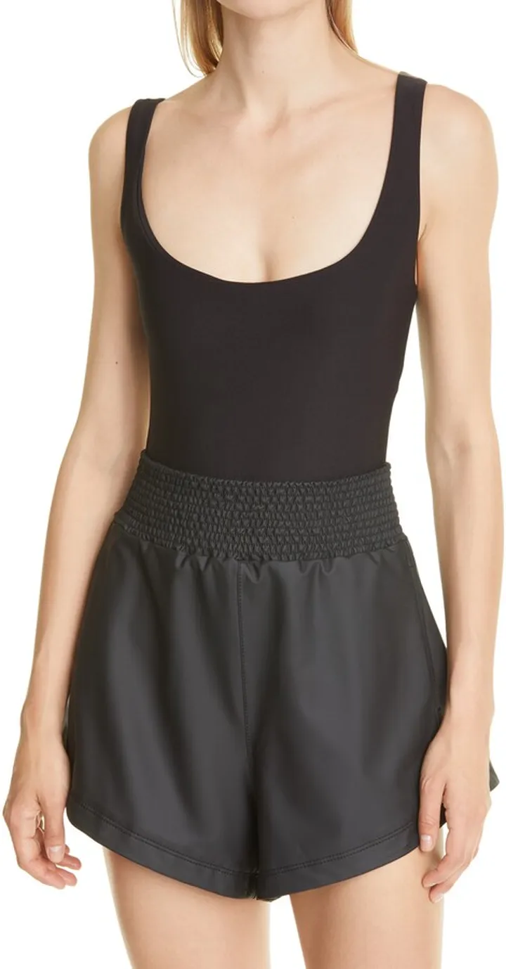 Mott Scoop Neck Thong Bodysuit