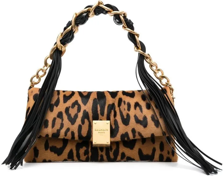 Leopard-Print Shoulder Bag