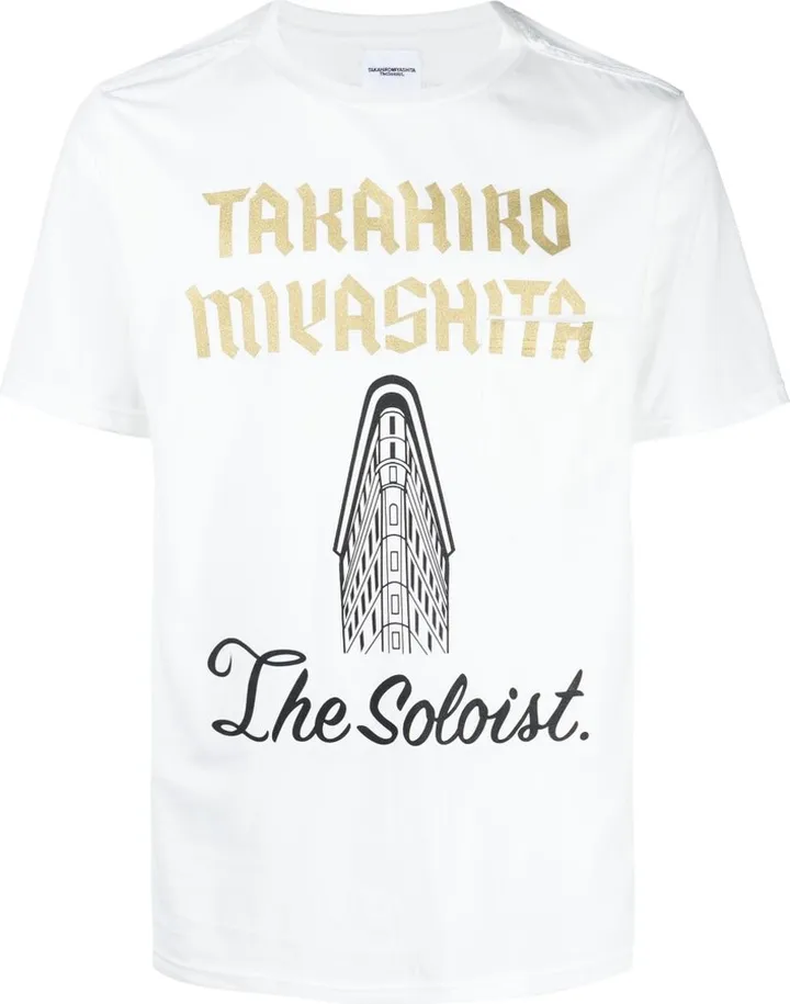 logo-print cotton T-shirt