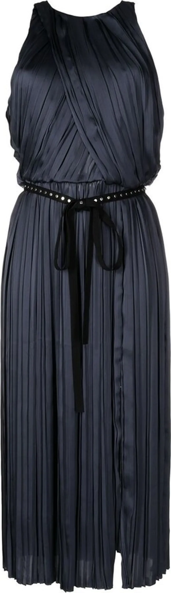 Pleated Midi Dress