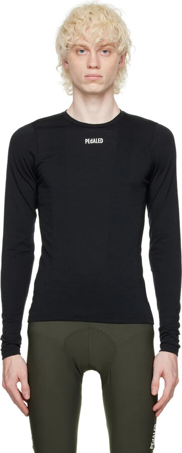 PEdALED Black Essential Long Sleeve T-Shirt