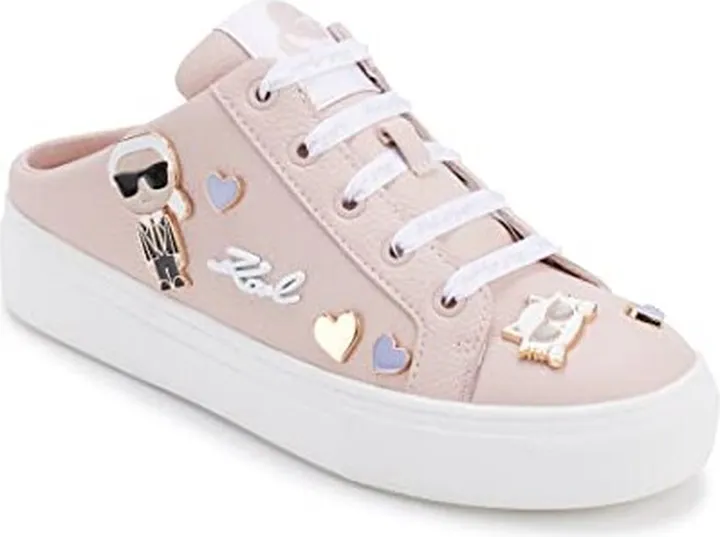 Karl Lagerfeld Paris Women's Cambria Slip On Embellished Sneaker Mule