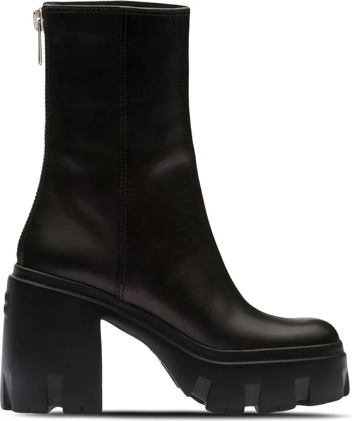 Platform Leather Boots
