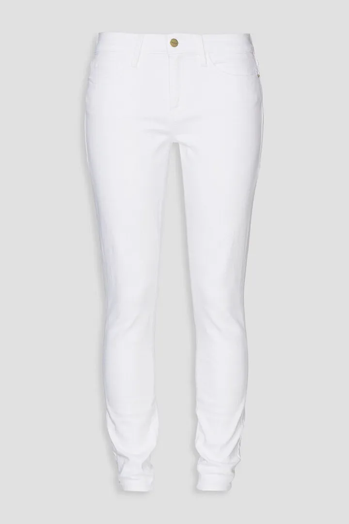 Mid-rise skinny jeans