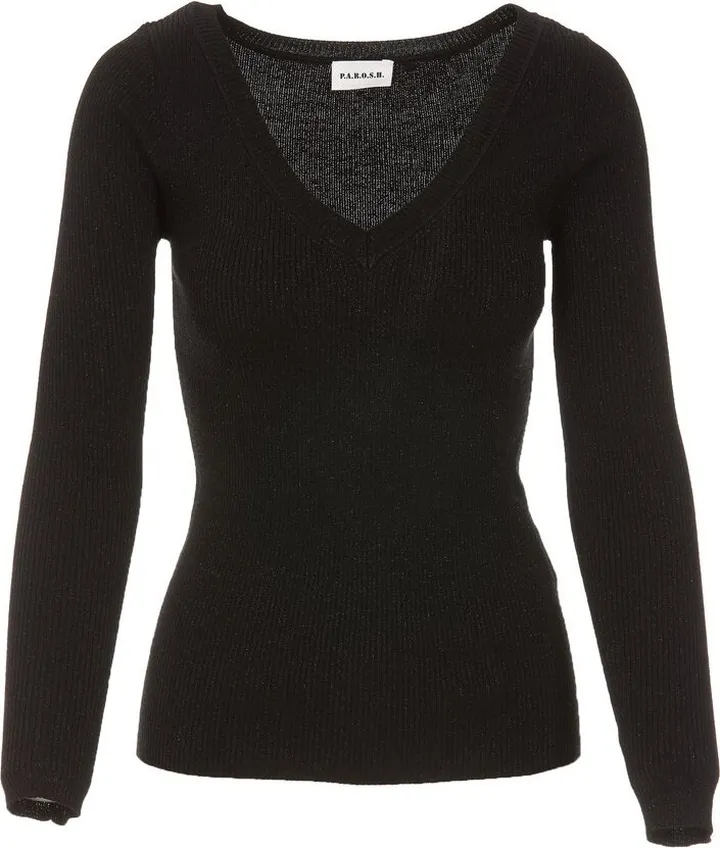 P.A.R.O.S.H. V-Neck Knitted Jumper