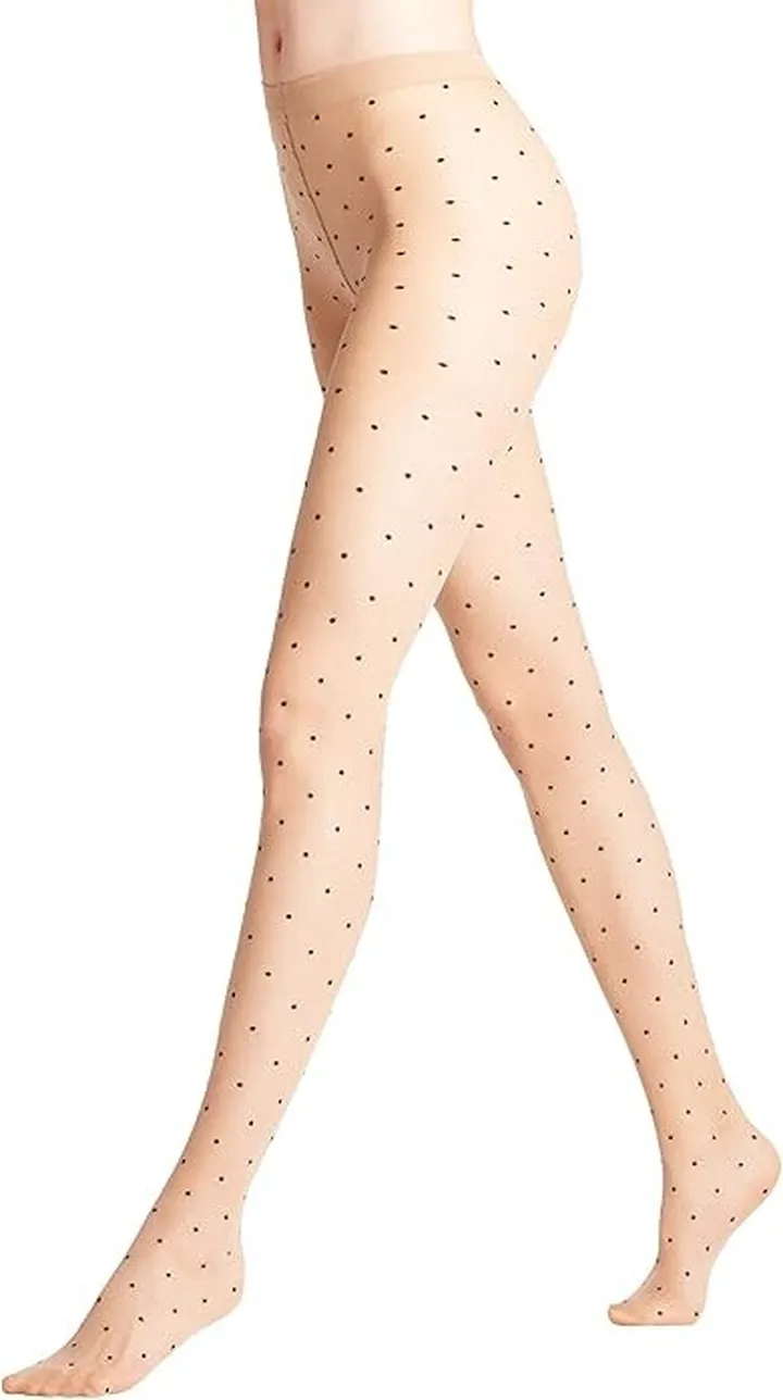 Falke Dot Tights (Powder) Hose
