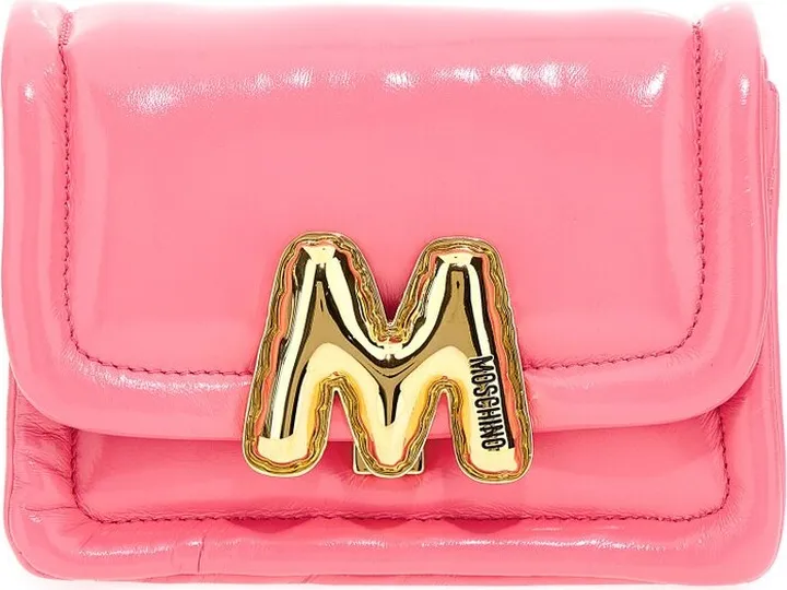 Moschino Logo Plaque Small Shoulder Bag