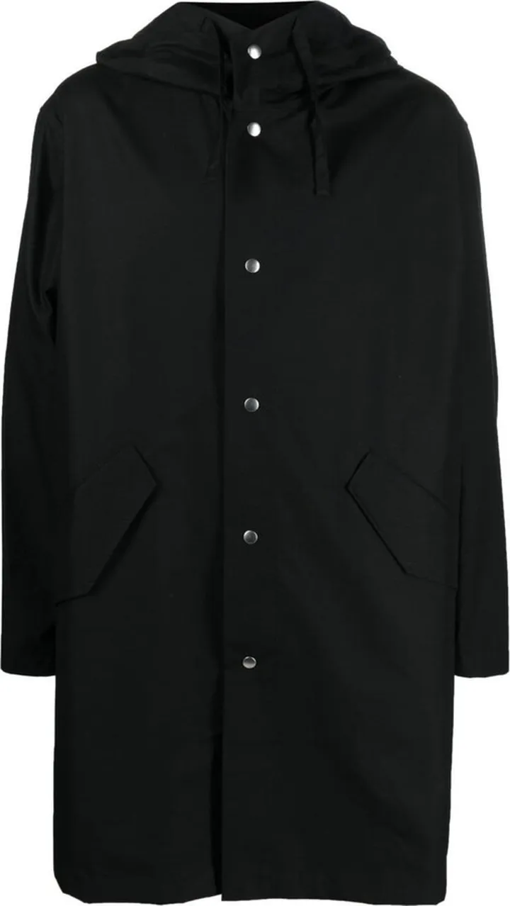 Logo-Print Hooded Parka