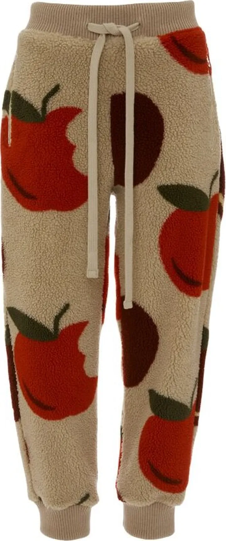 Jw Anderson Fleece Apple Print Sweatpants