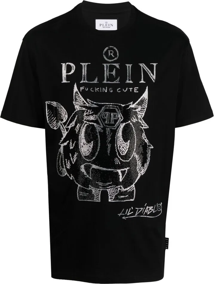 Monsters rhinestone-embellished T-shirt
