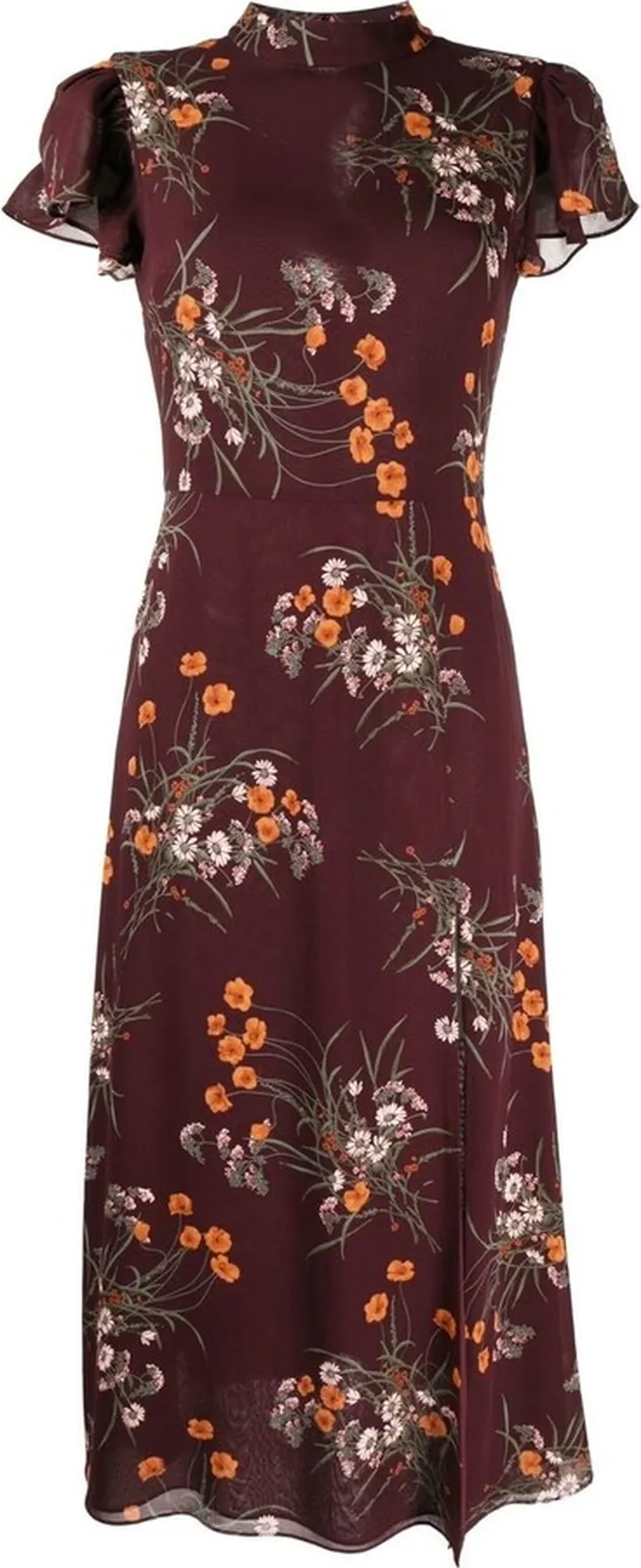 Brinley floral-print midi dress