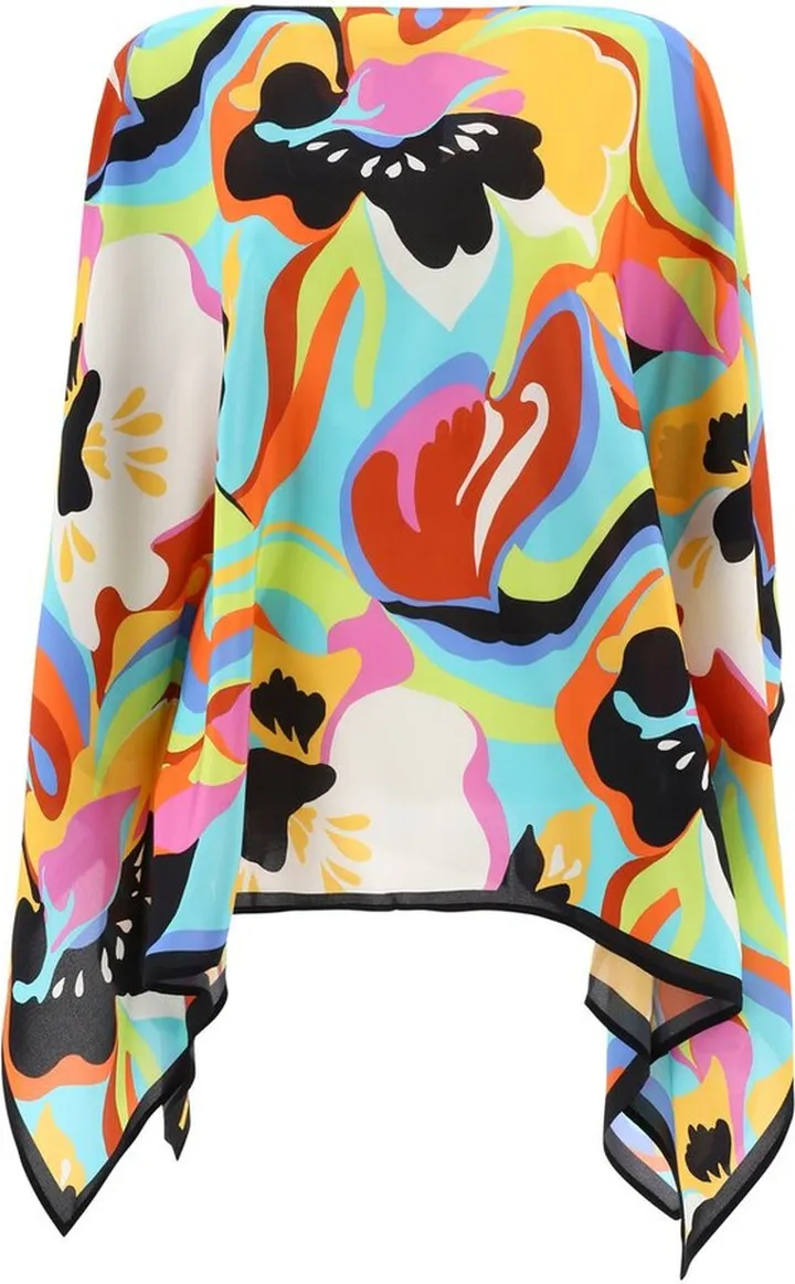 Etro Abstract Printed Wide-Neck Cape