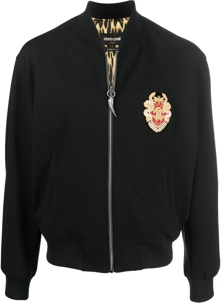 Logo-Patch Bomber Jacket