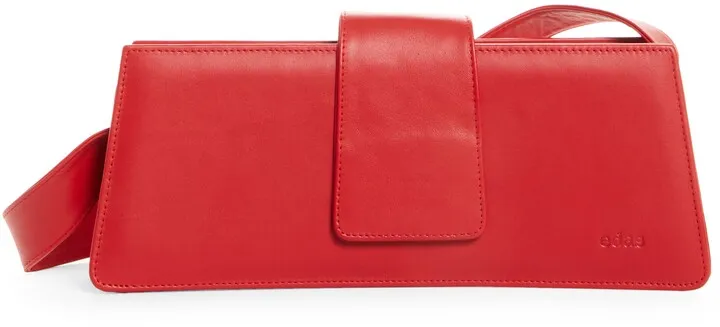 Maria Leather Baguette Bag