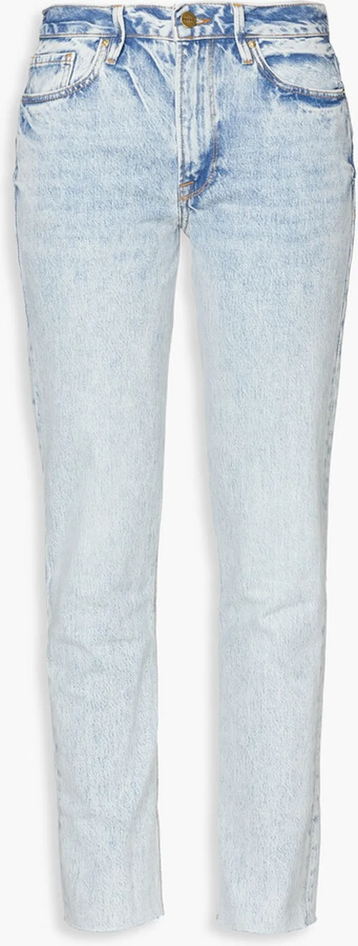 Le Piper faded low-rise skinny jeans