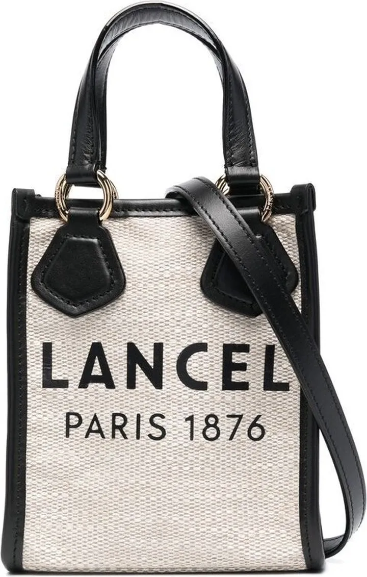 Logo-Print Detail Tote Bag