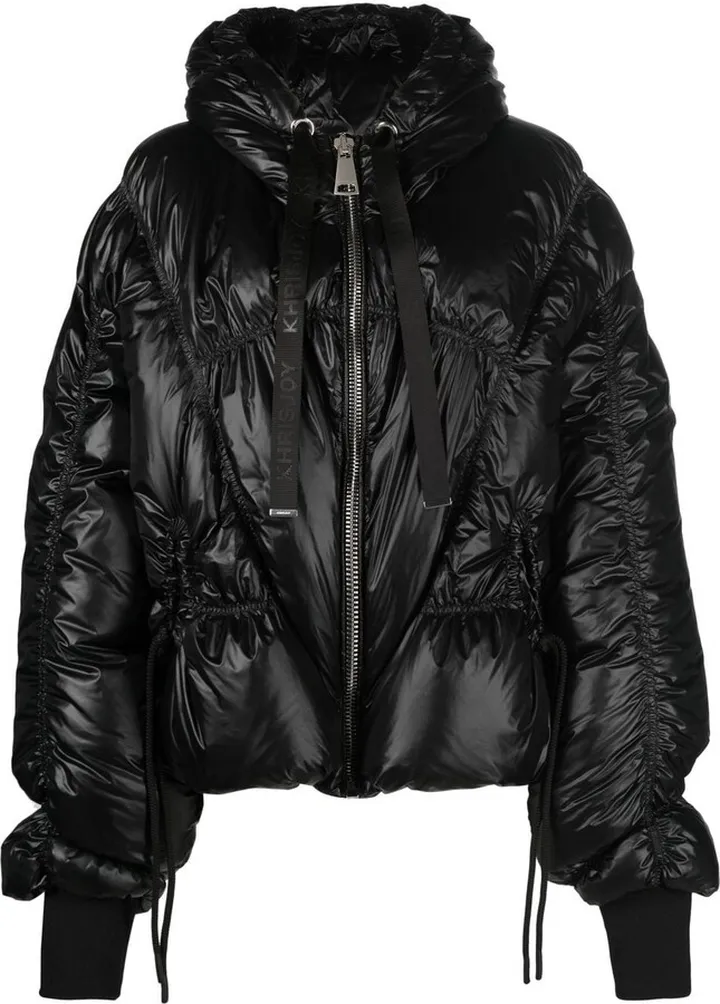 Iconic hooded puffer jacket
