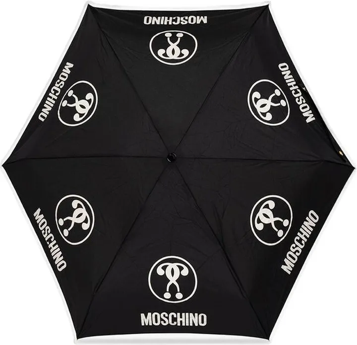 Moschino Logo-Printed Compact Umbrella