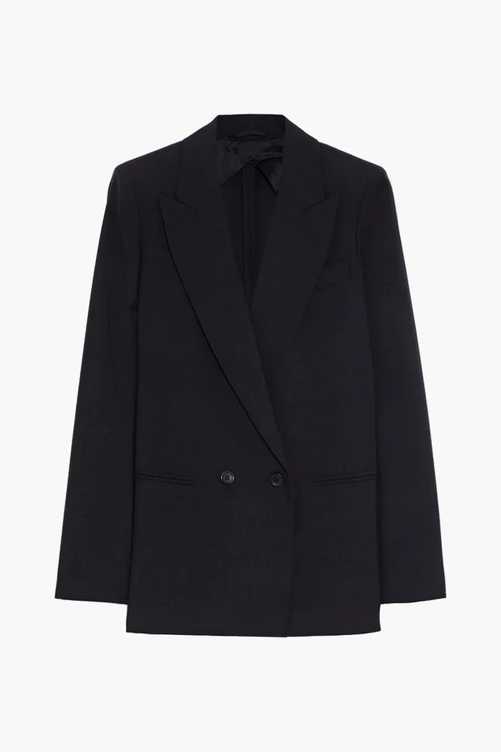 Edoardo double-breasted mohair and silk-blend blazer