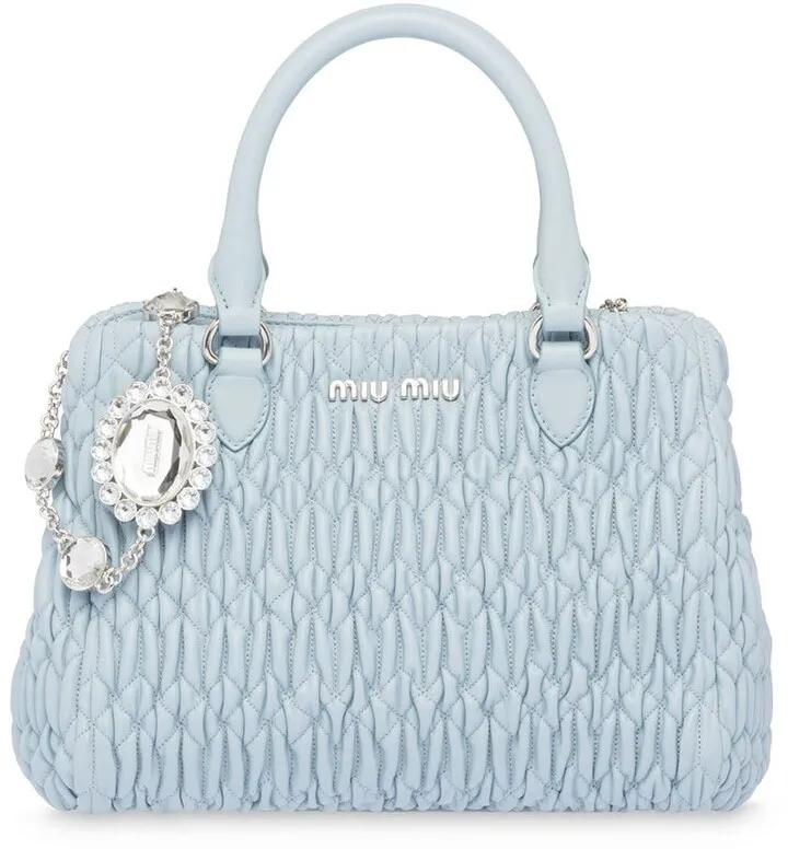 Matelassé Top Handle Tote