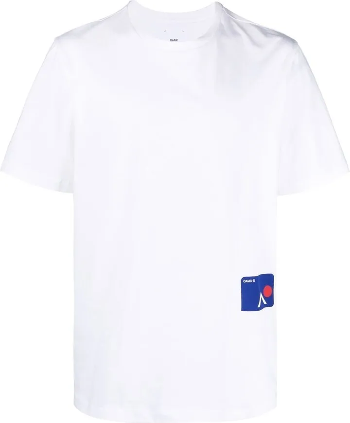 photograph-print short-sleeved T-shirt