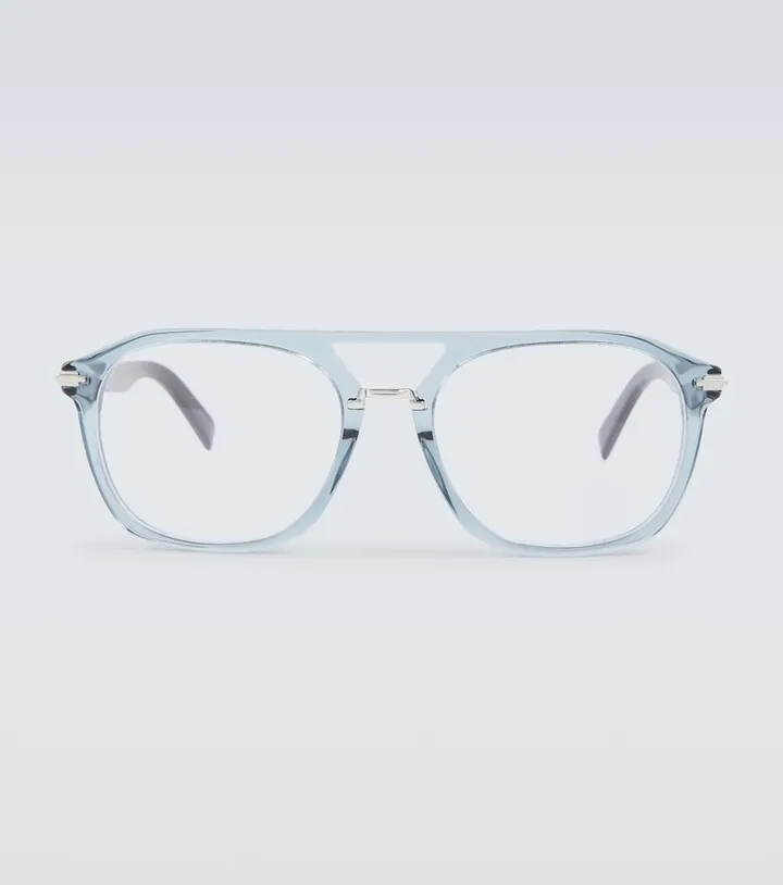 DiorBlackSuitO N1I round glasses