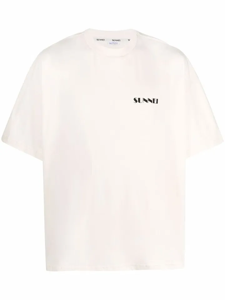 boxy logo-print T-shirt
