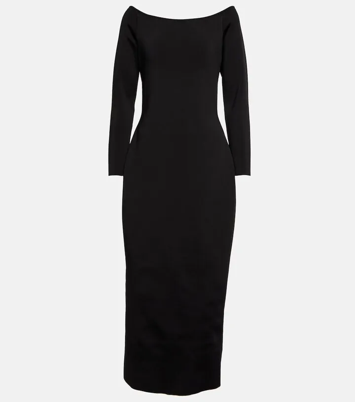 Teresina off-the-shoulder jersey midi dress