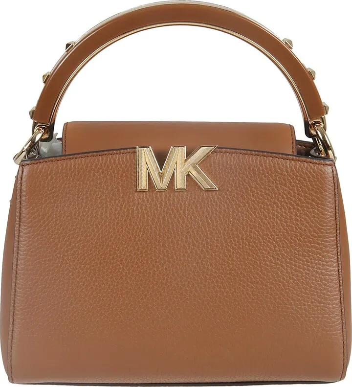 Logo Plaque Top Handle Tote